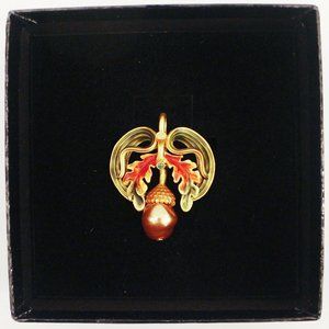 Joan Rivers Victorian-style Acorn Pin